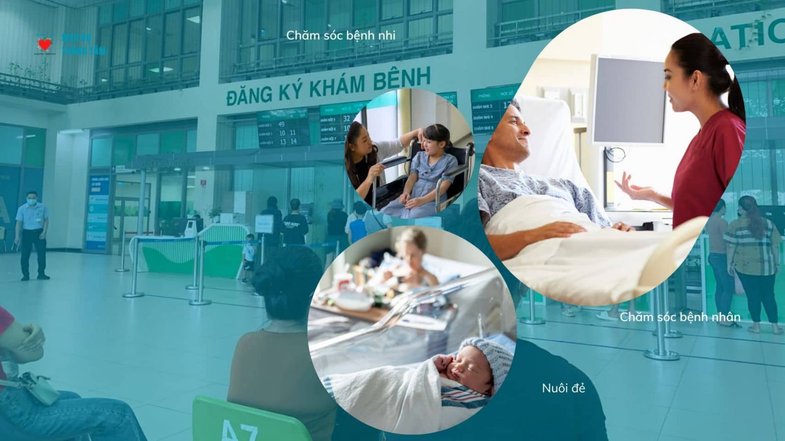 Thành Tâm cung cấp ba dịch vụ chăm sóc chính tại bệnh viện Becamex